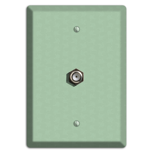 Sage Tiny Cartouche Cable Wallplate