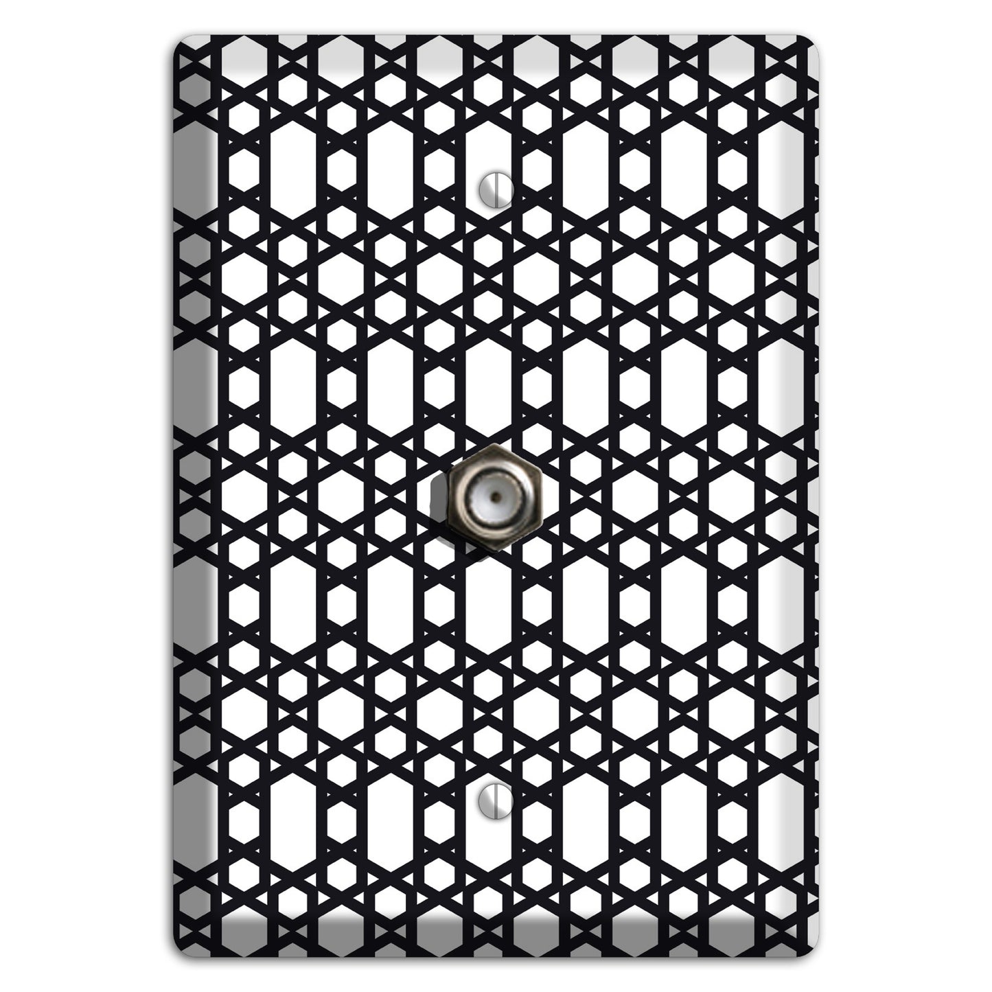 Moroccan 9 Cable Wallplate