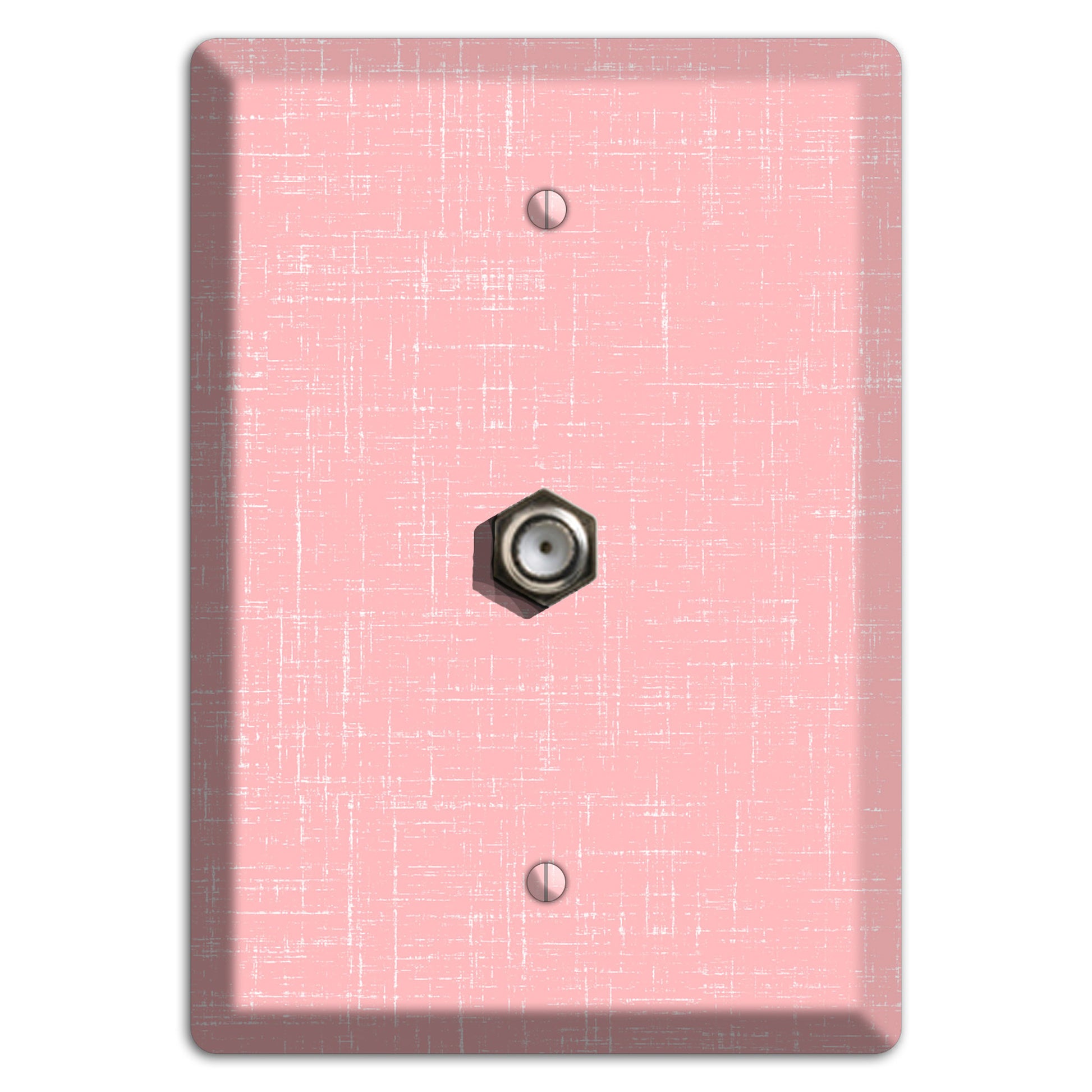 Amber Soft Coral Cable Wallplate