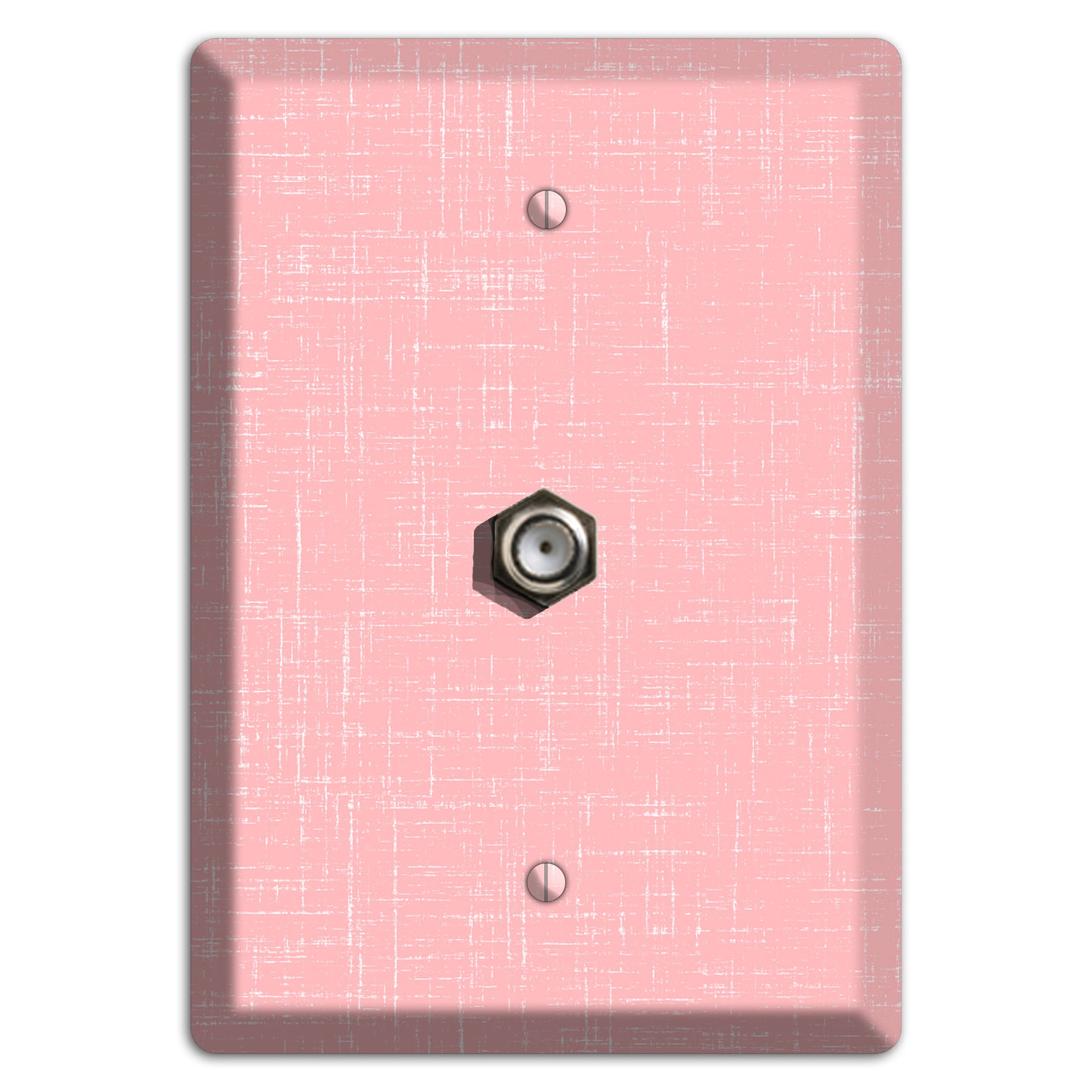 Amber Soft Coral Cable Wallplate