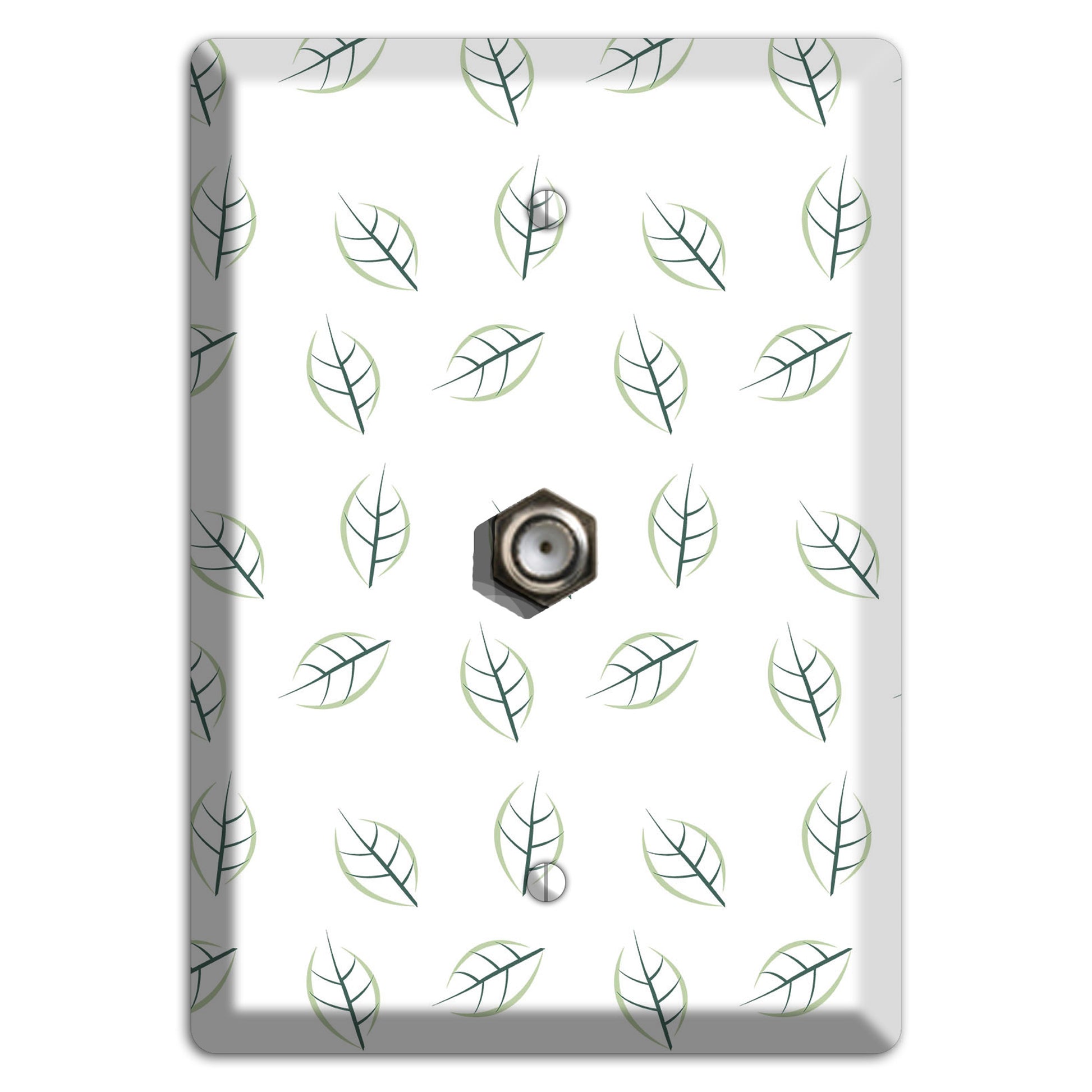 Leaves Style DD Cable Wallplate