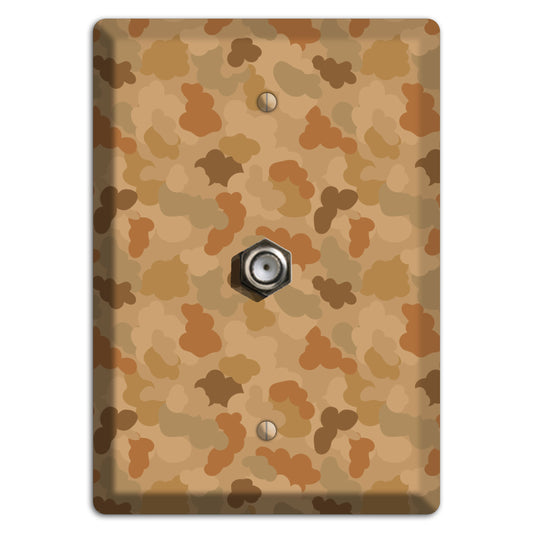 Clouds Camo Cable Wallplate