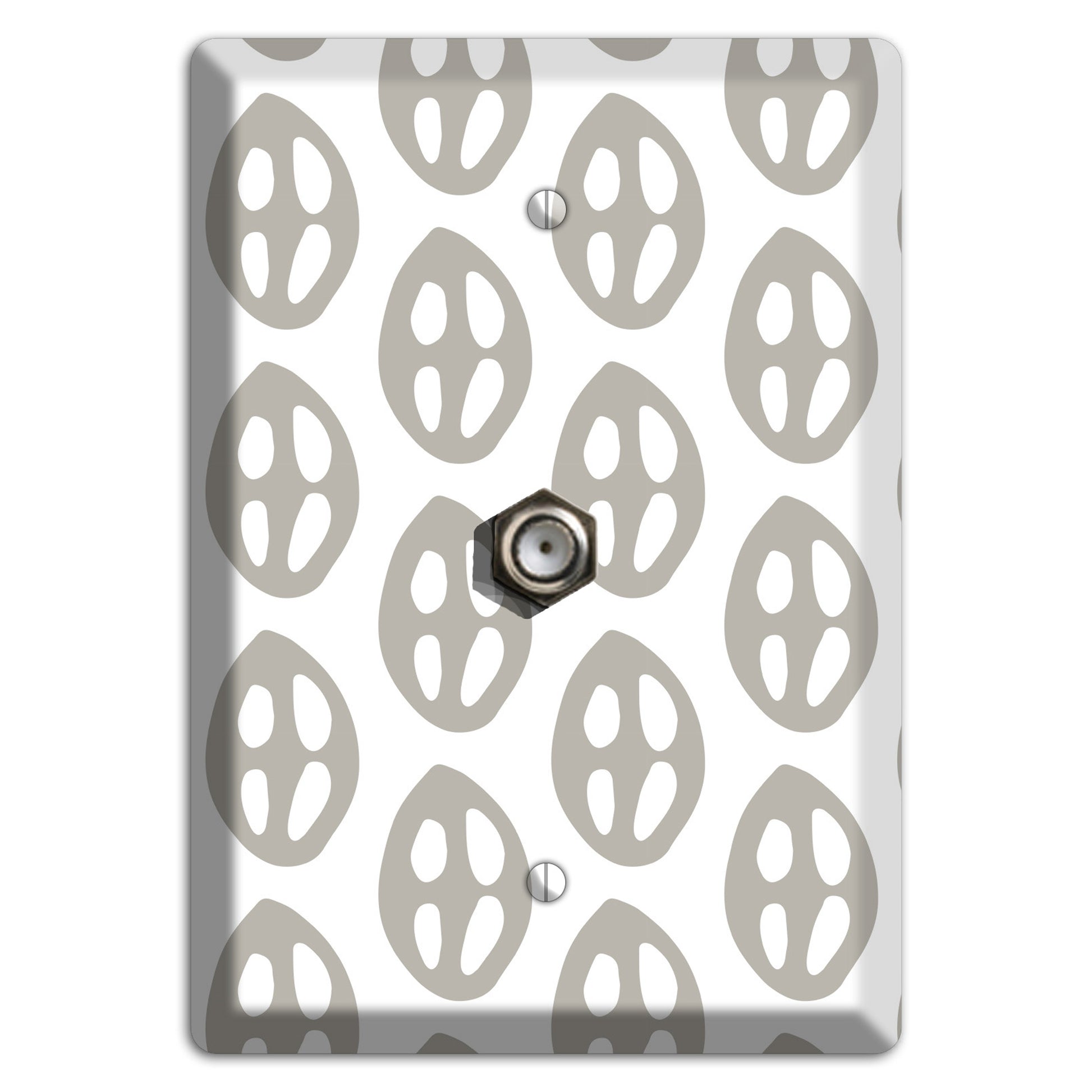 Simple Scandanavian Style BB Cable Wallplate