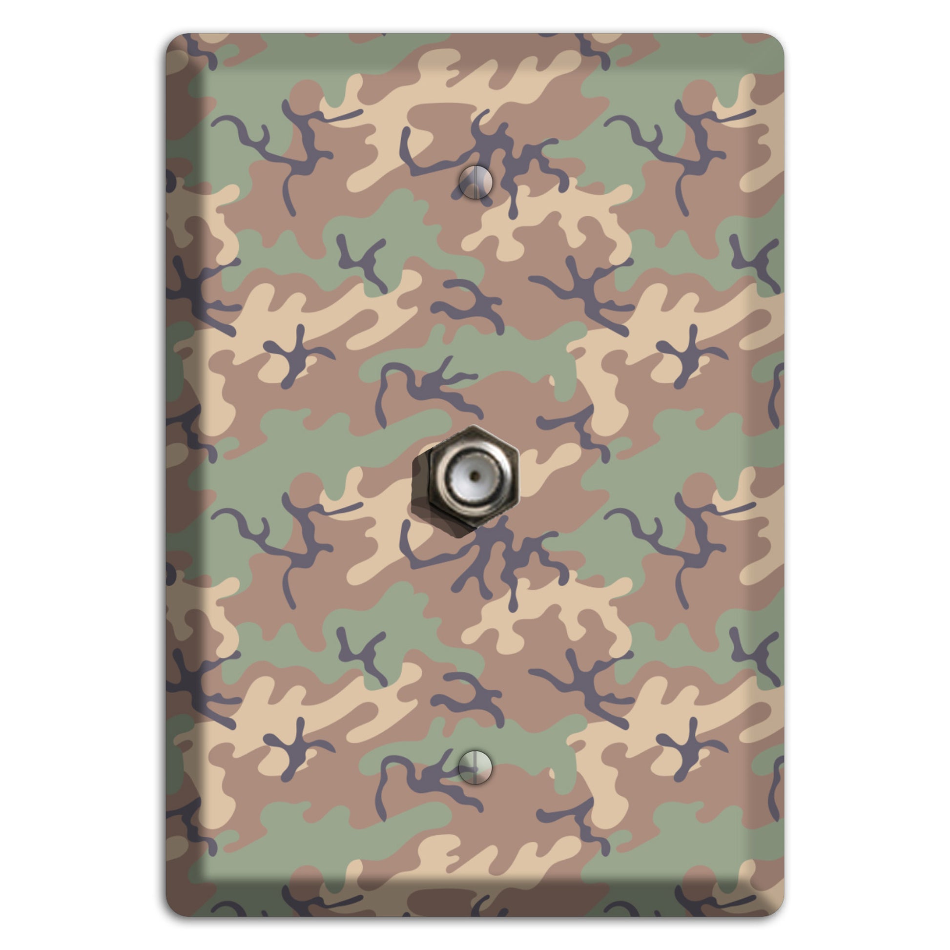 Jungle 1968 Camo Cable Wallplate