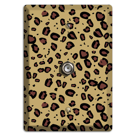 Leopard Cable Wallplate