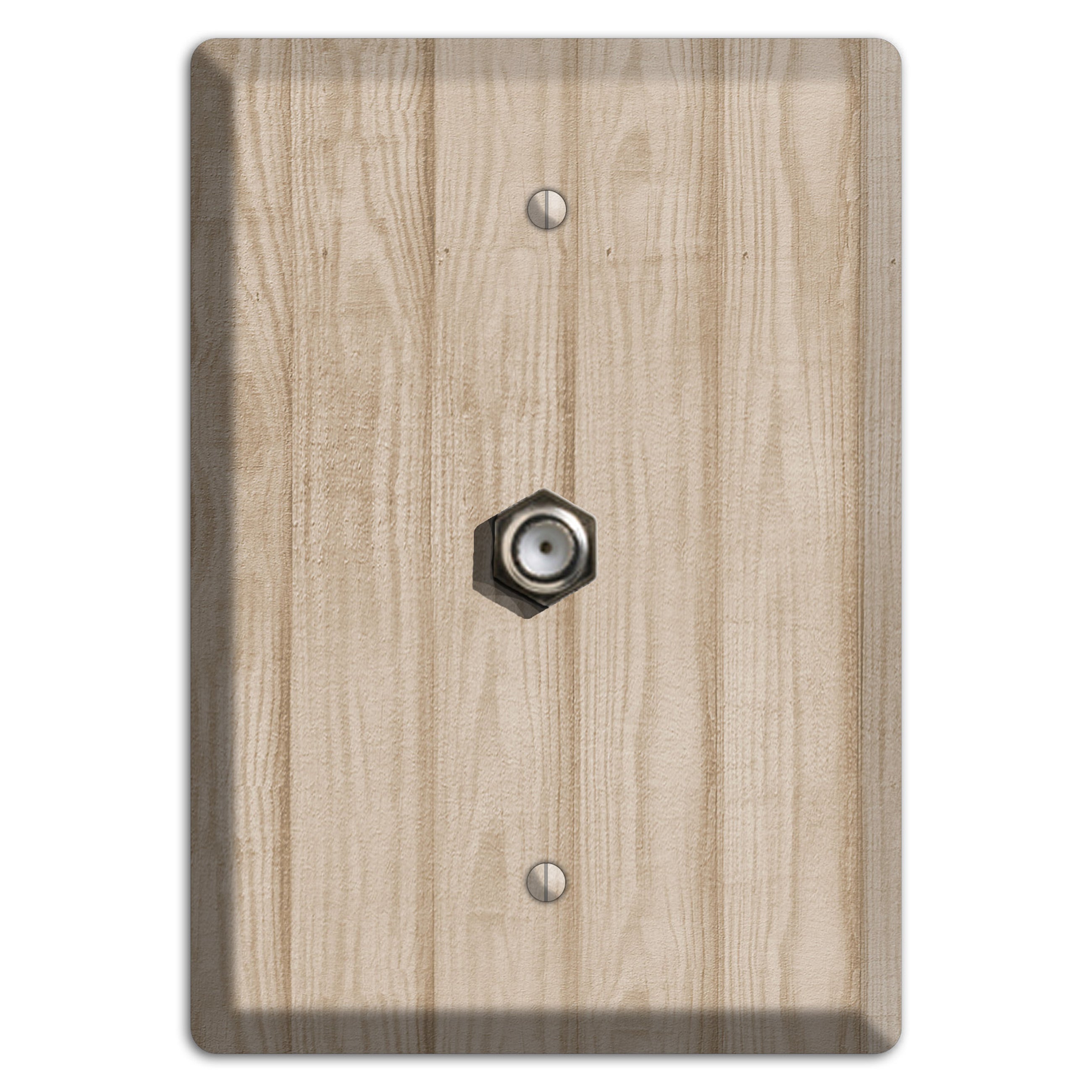 Indian Khaki Neutral Texture Cable Wallplate