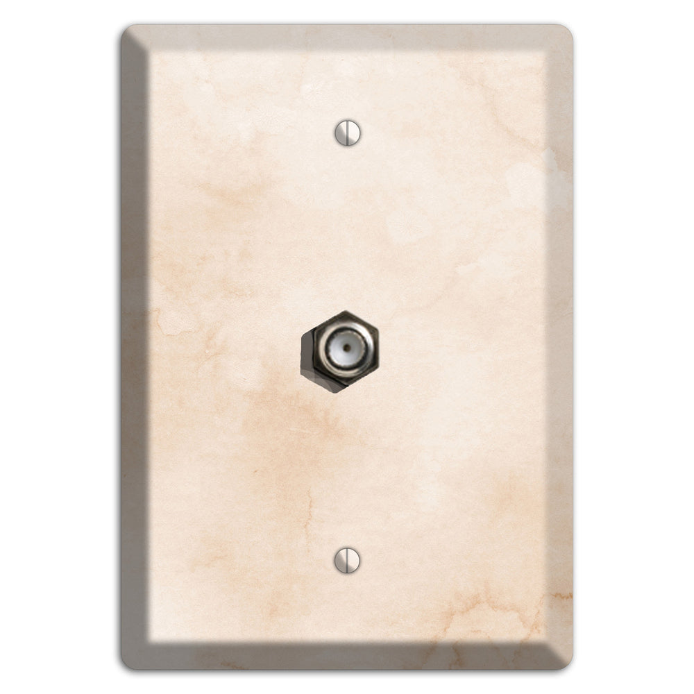 Janna Neutral Texture Cable Wallplate