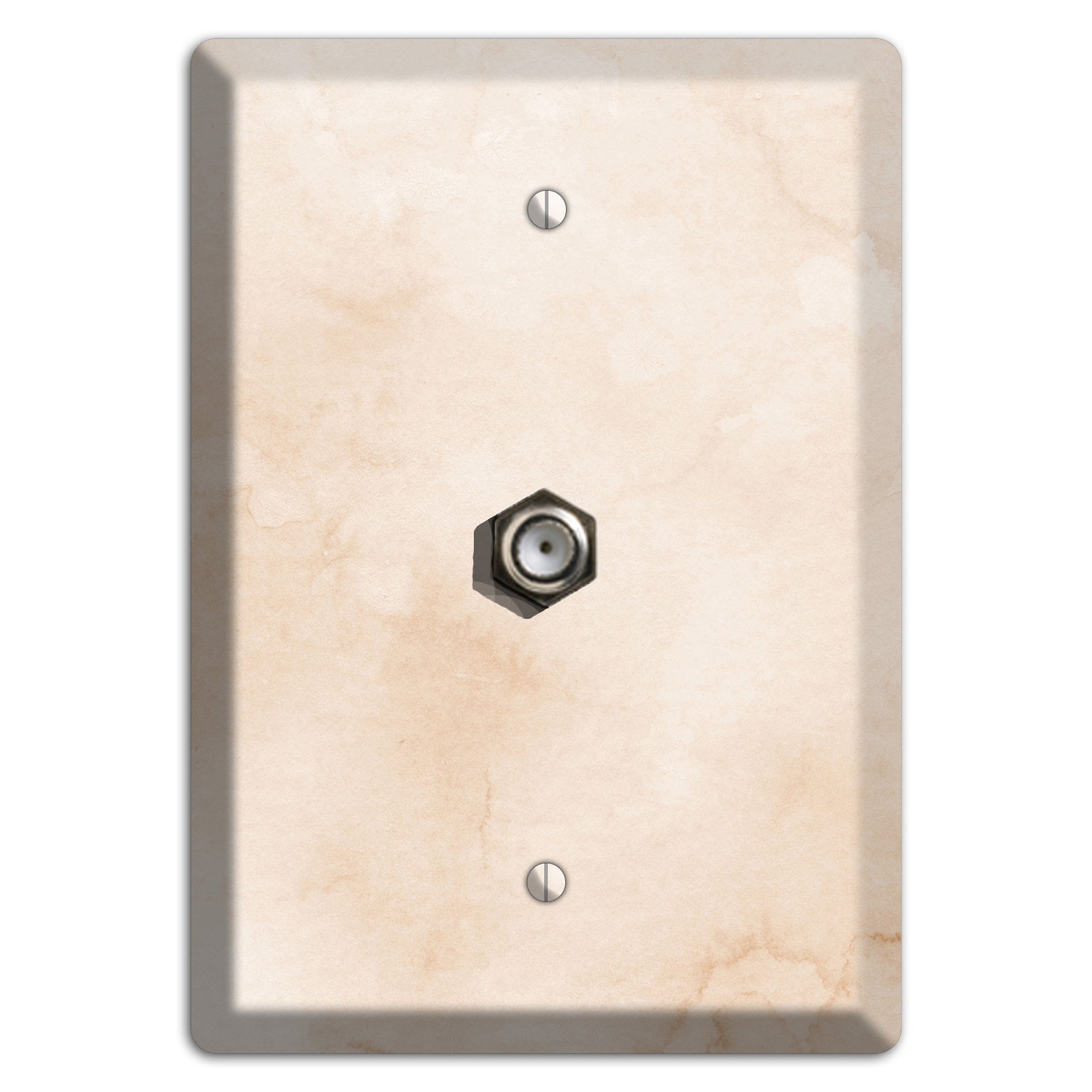 Janna Neutral Texture Cable Wallplate
