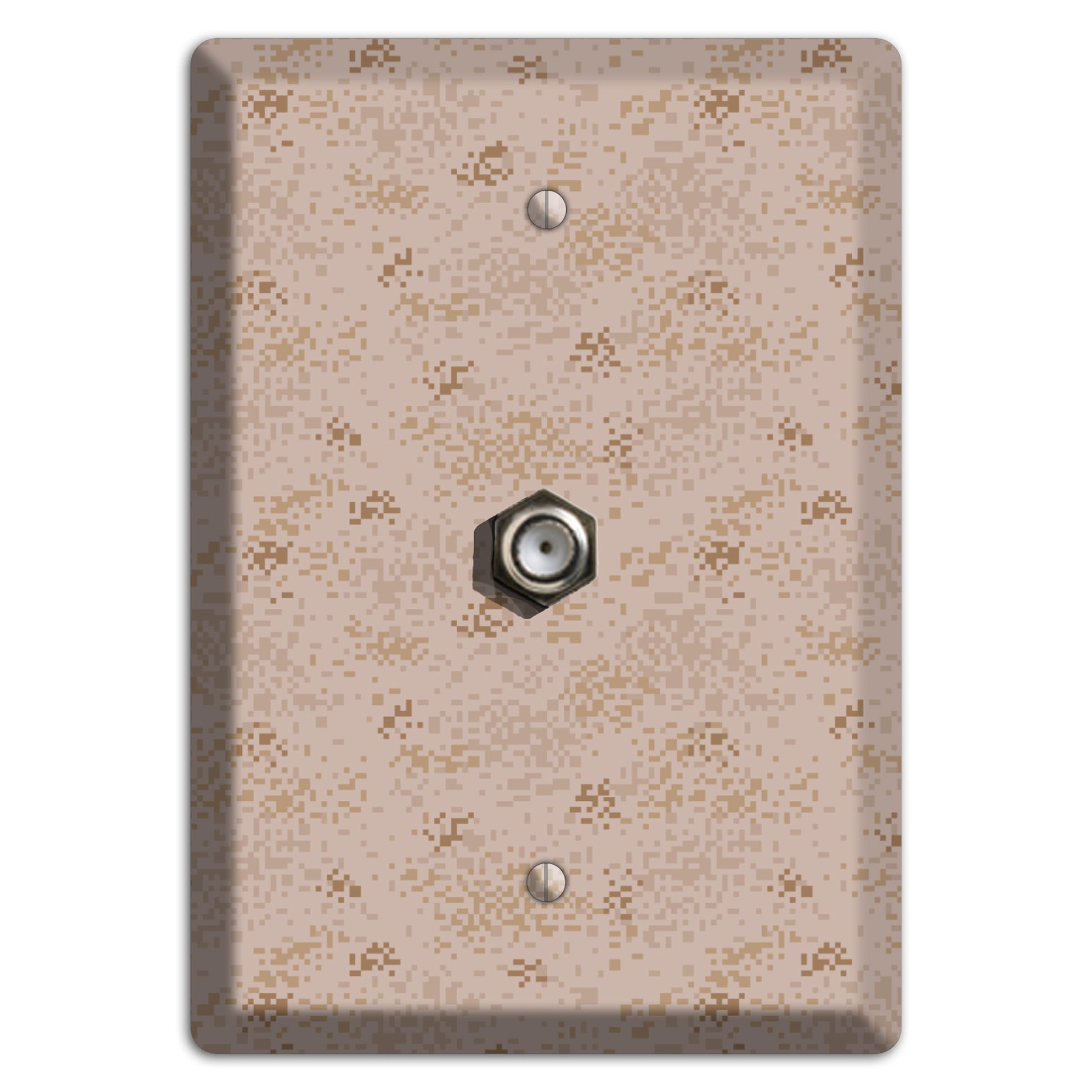 Marpat Desert Camo Cable Wallplate