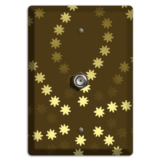 Multi Olive Constellation Cable Wallplate