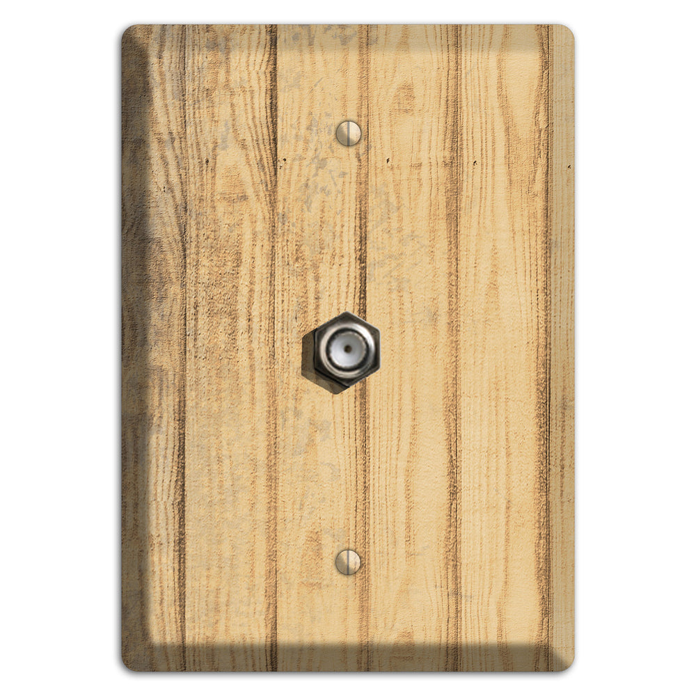 Twine Weathered Wood Cable Wallplate