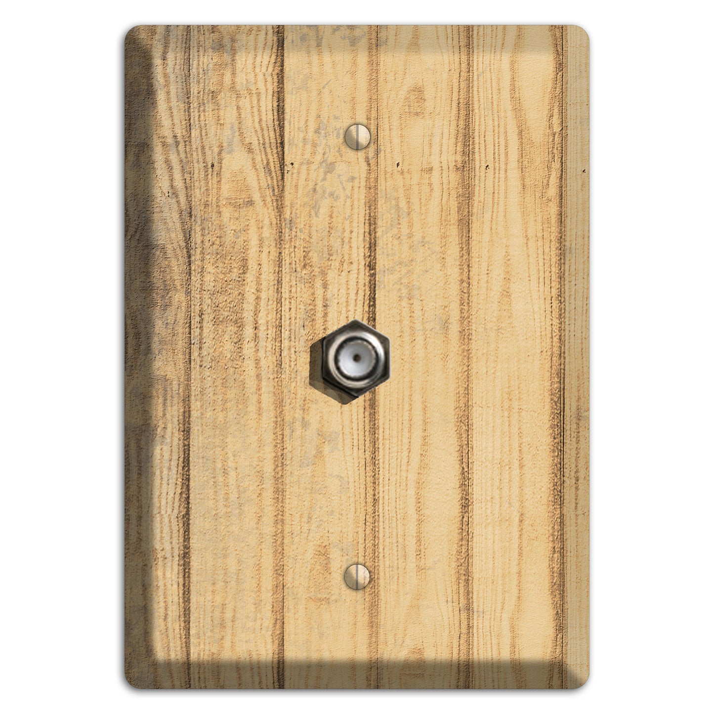 Twine Weathered Wood Cable Wallplate