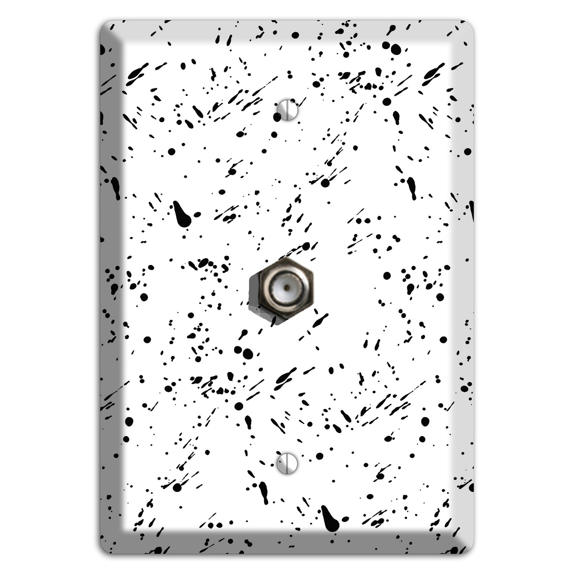 Ink Splash 10 Cable Wallplate