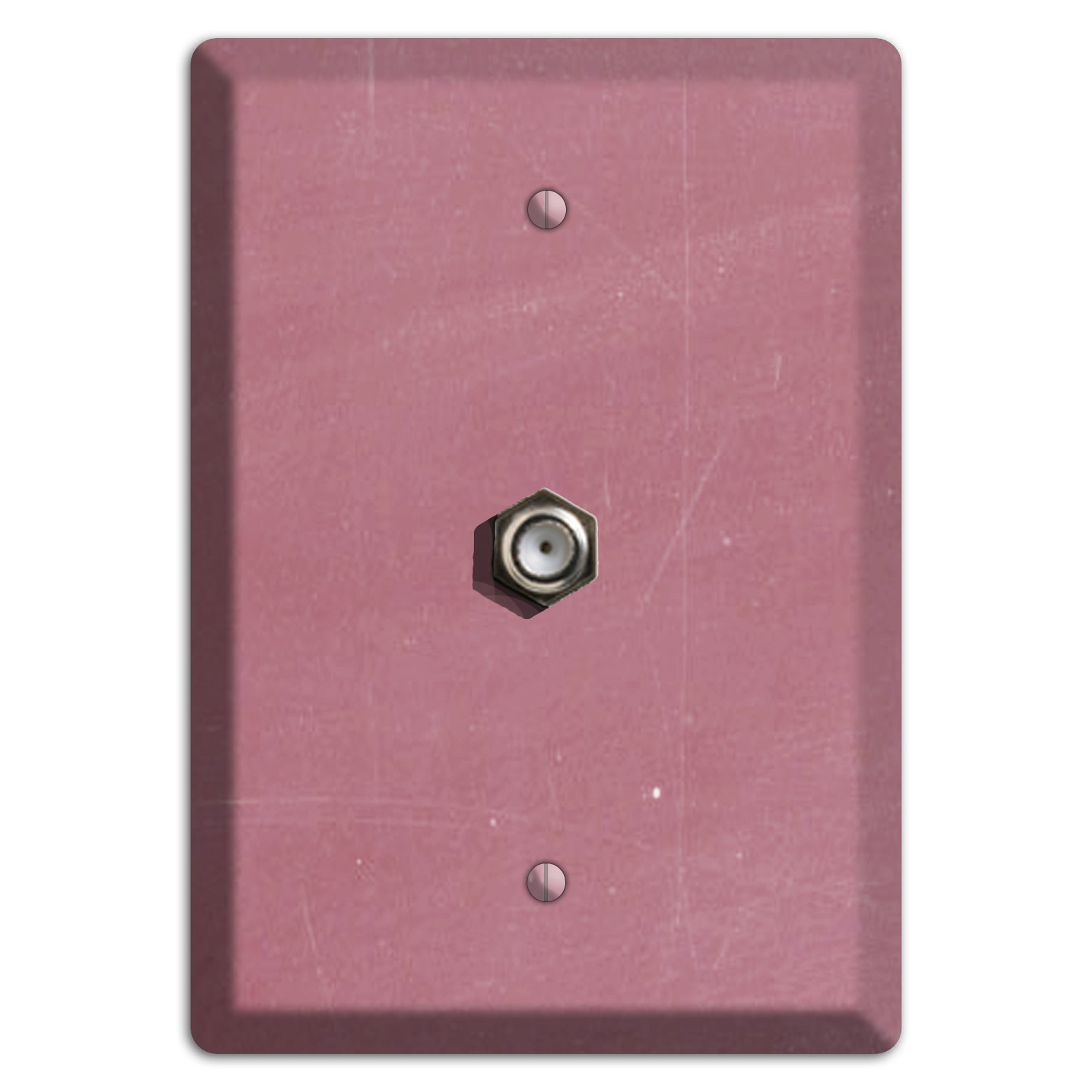 Chalk Pink Cable Wallplate