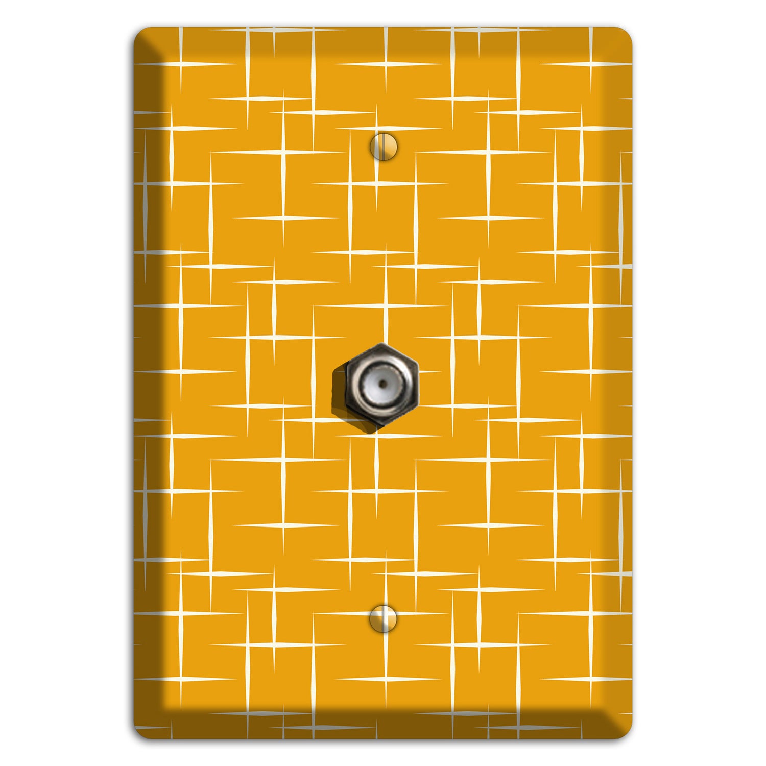 Orange Atomic Cable Wallplate
