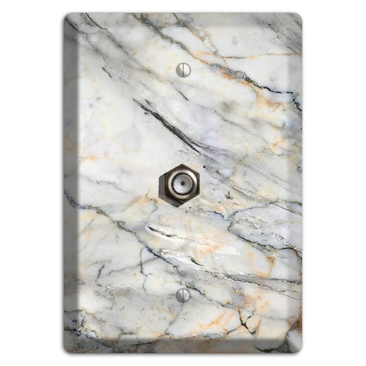 Roman Coffee Marble Cable Wallplate