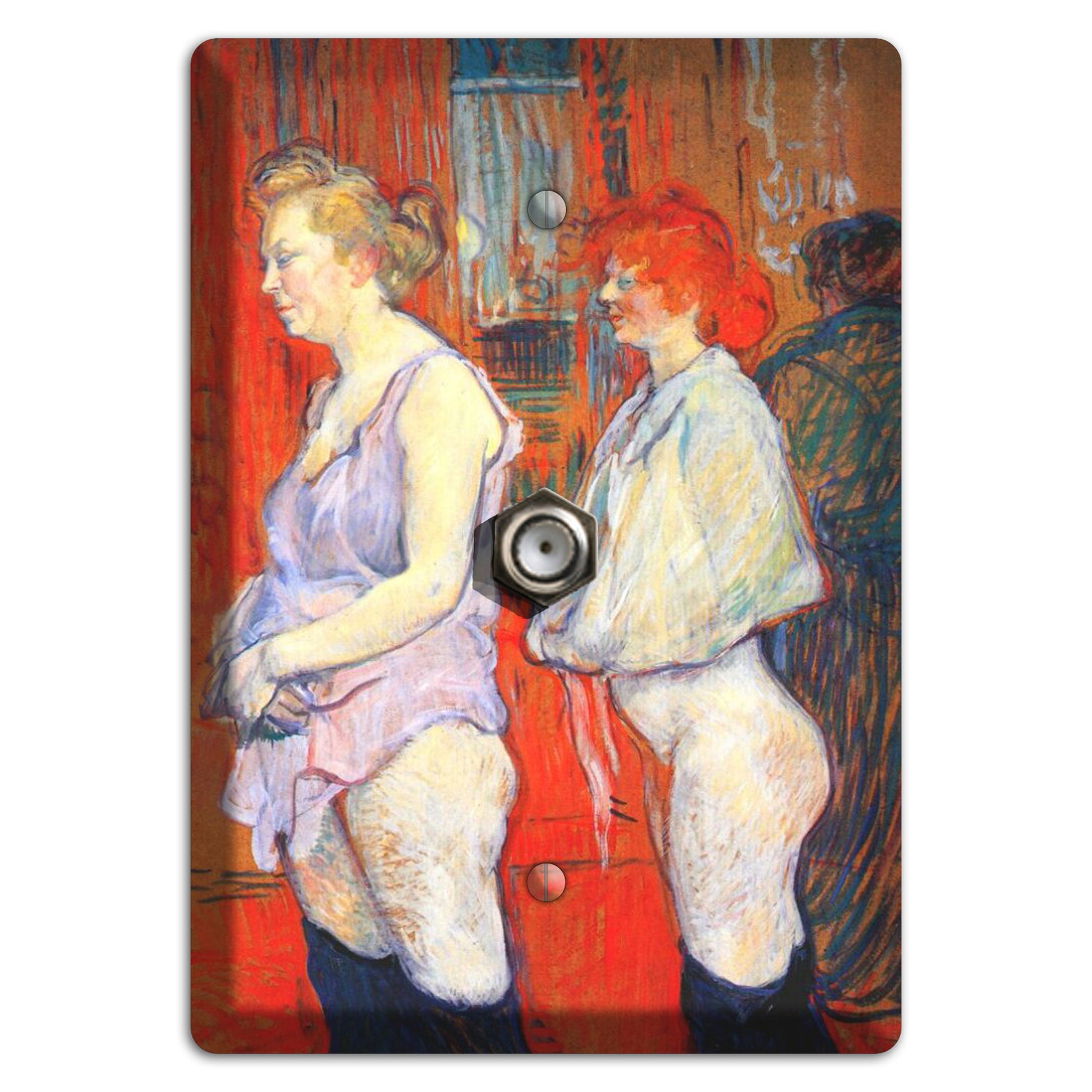 Medical Inspection Vintage Poster Cable Wallplate