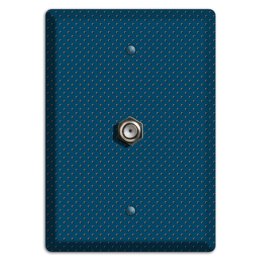 Blue Small Dots Cable Wallplate