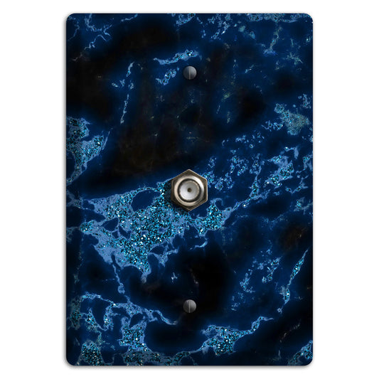 Midnight Marble Cable Wallplate