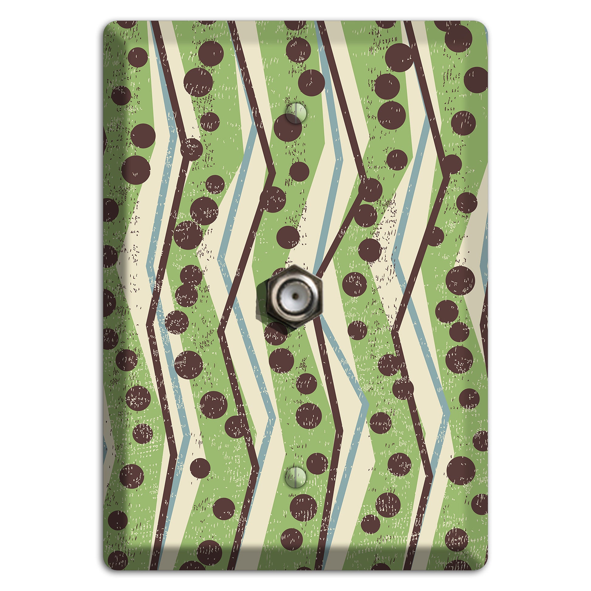 Coffee Plantation Cable Wallplate