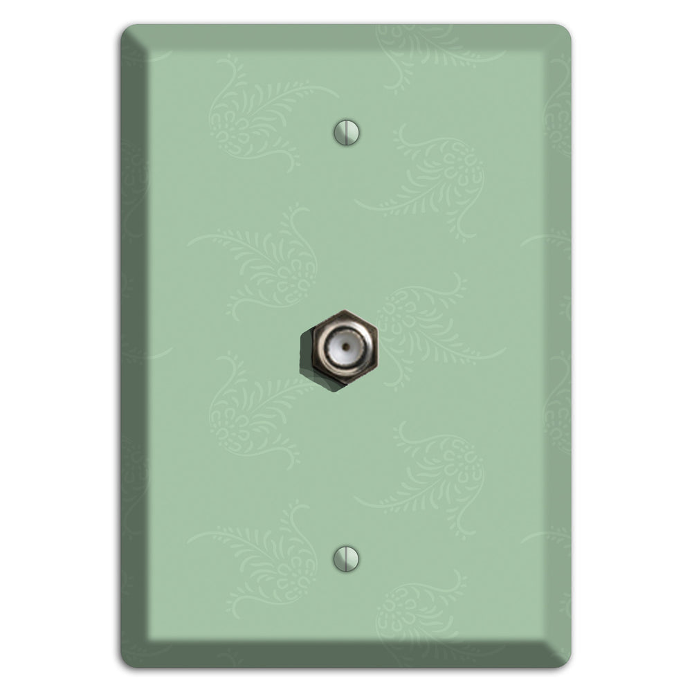 Sage Cartouche Cable Wallplate