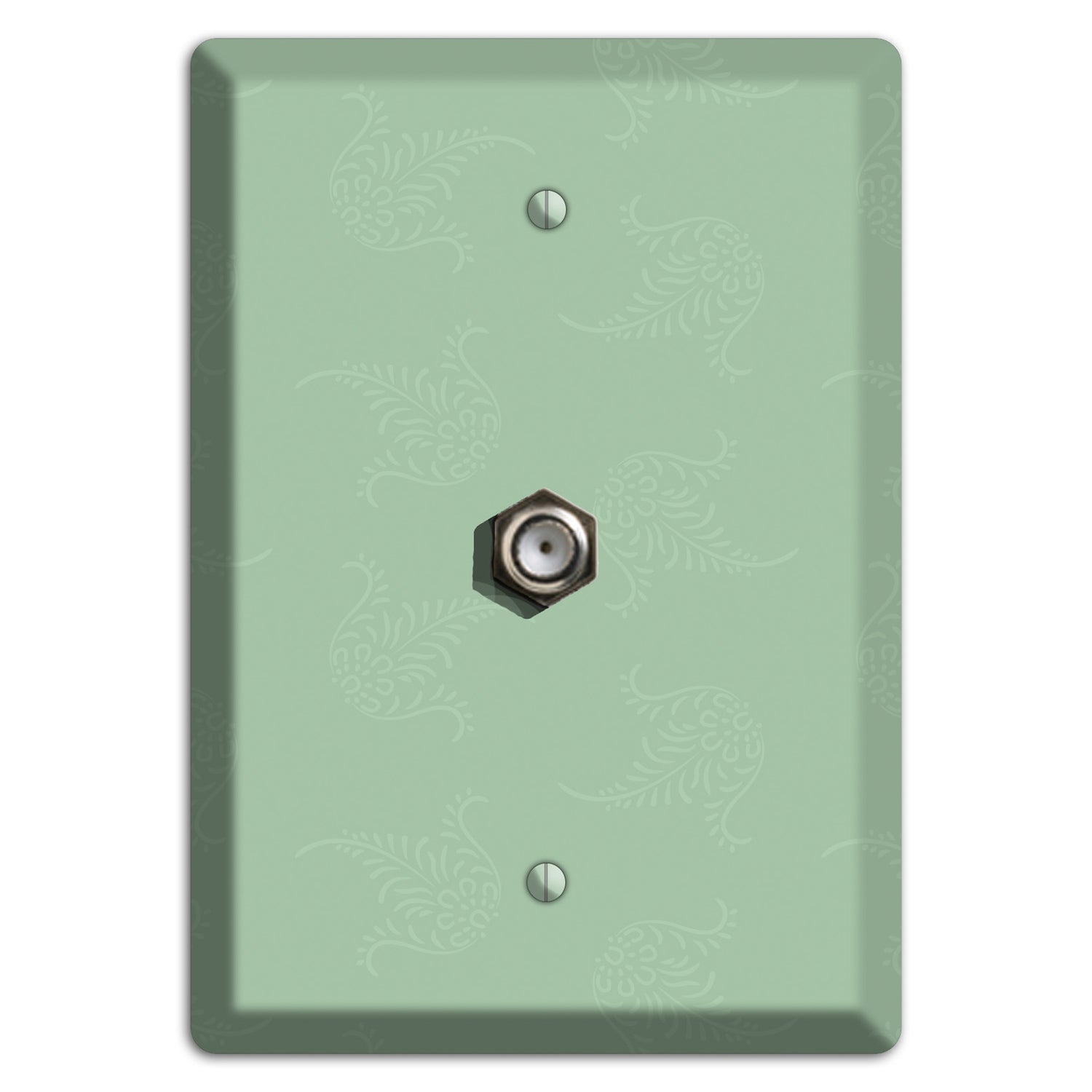 Sage Cartouche Cable Wallplate