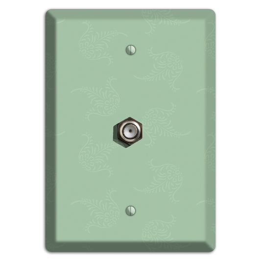 Sage Cartouche Cable Wallplate