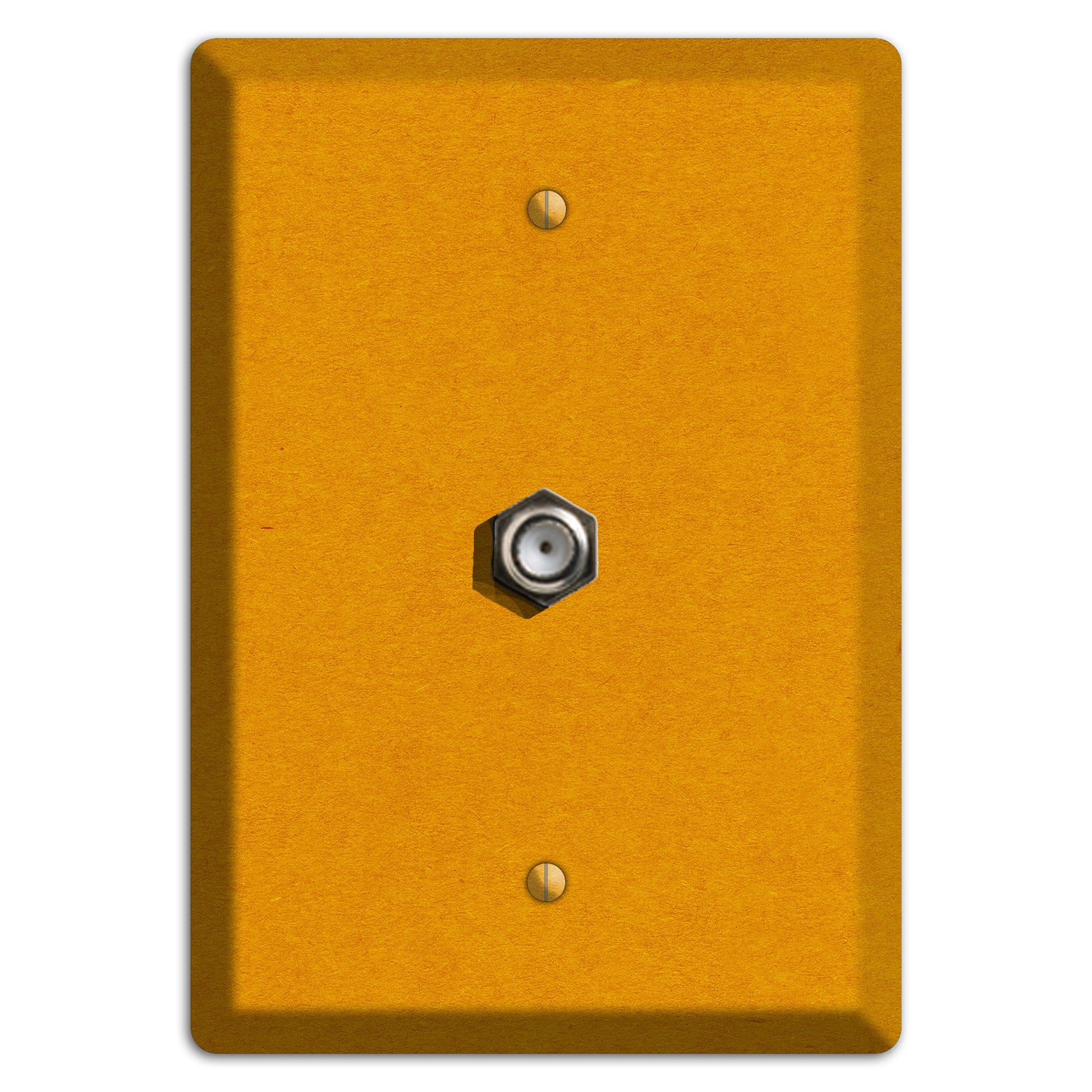 Tangerine Kraft Cable Wallplate
