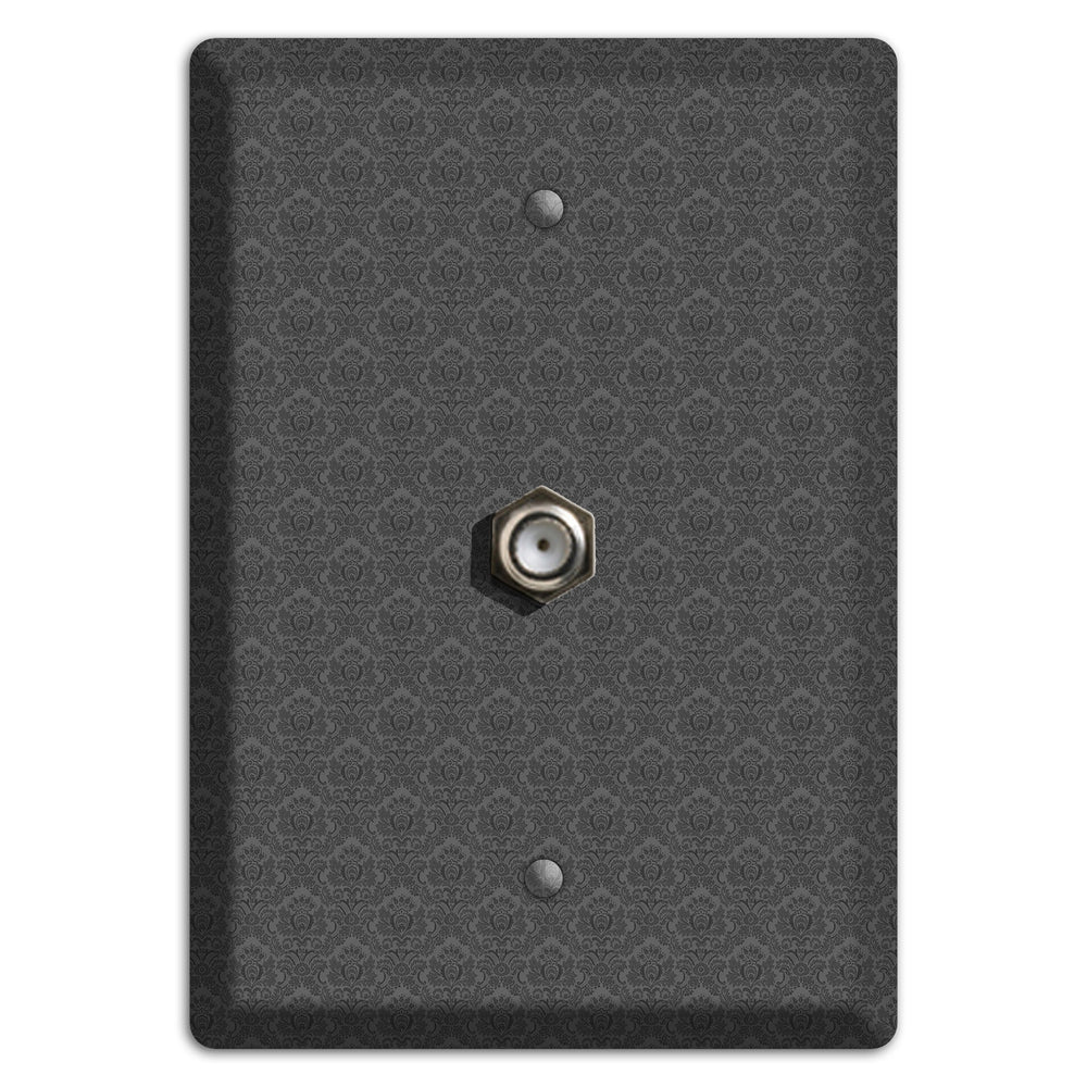 Dark Grey Cartouche Cable Wallplate