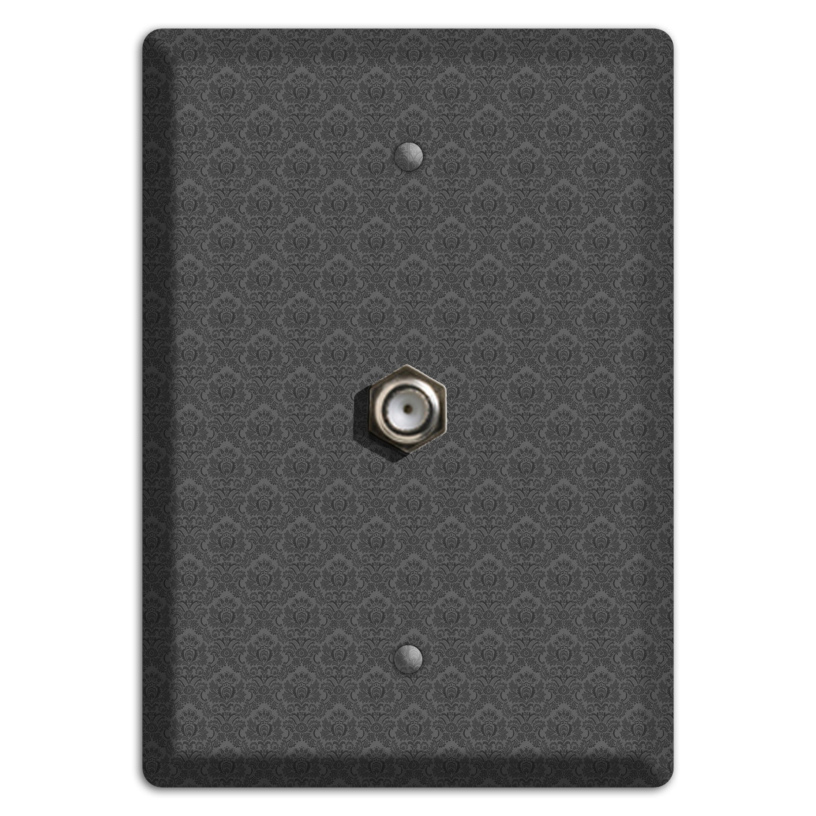 Dark Grey Cartouche Cable Wallplate