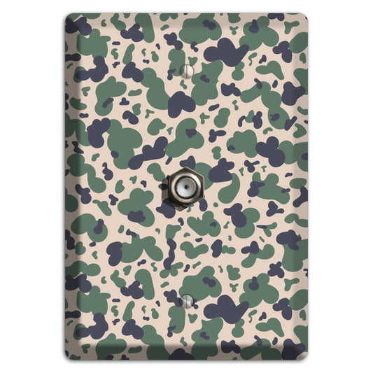 Afghanistan Blotch 2 Camo Cable Wallplate