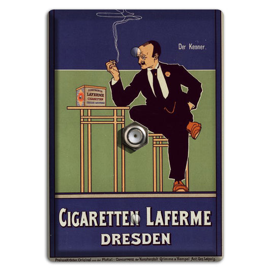 Cigaretten Laferme Vintage Poster Cable Wallplate