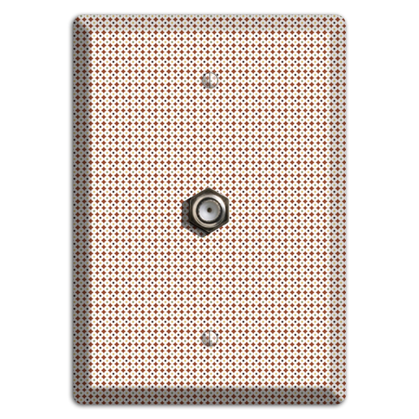 Beige Weave Cable Wallplate