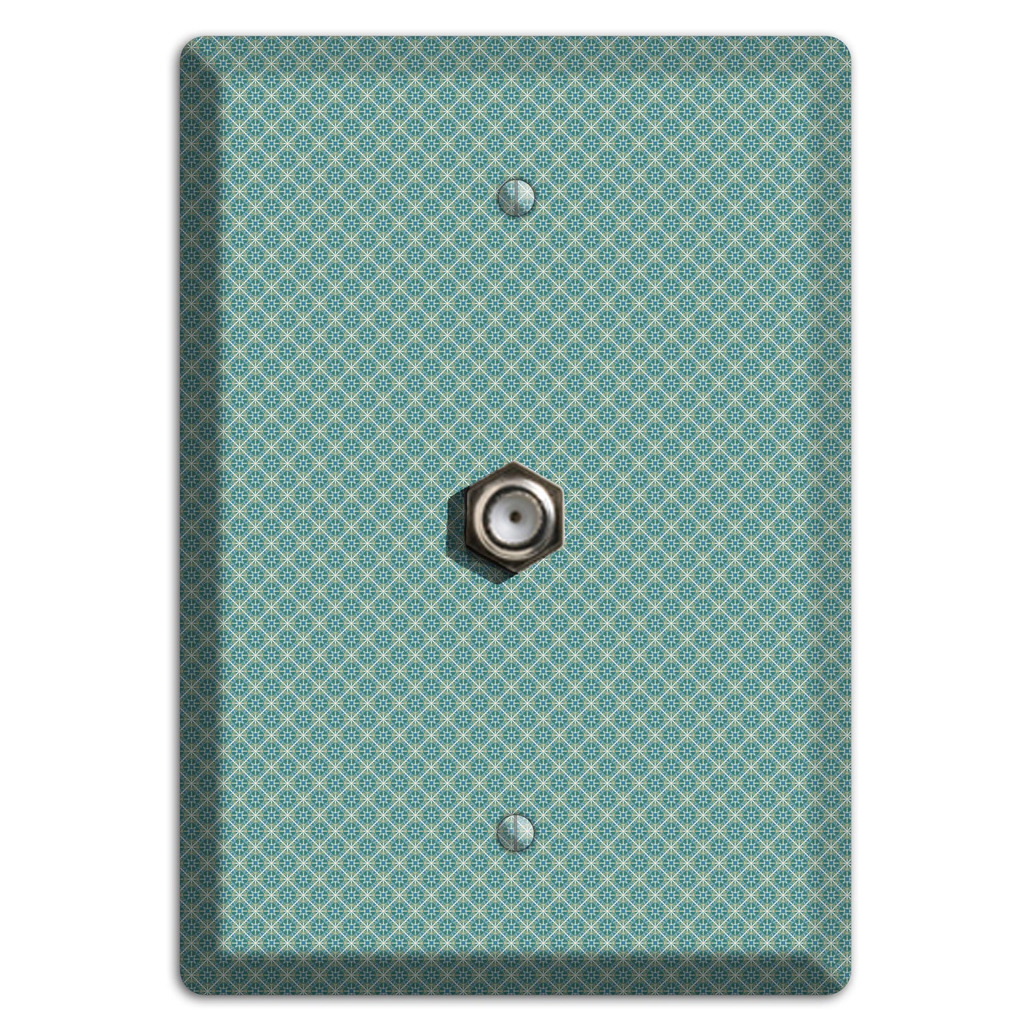 Sage Tiny Arabesque Cable Wallplate