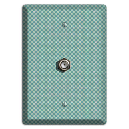 Sage Tiny Arabesque Cable Wallplate