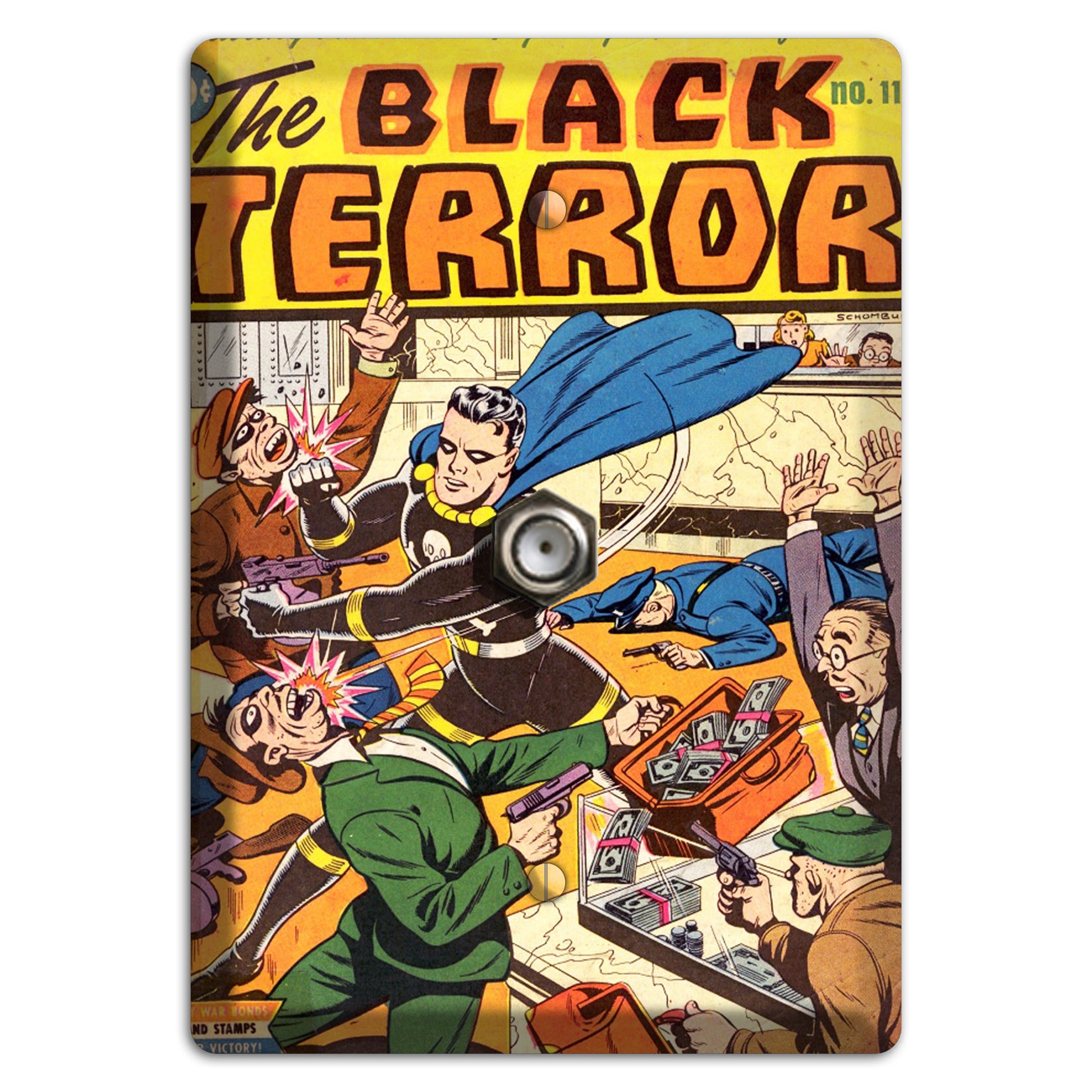 Pow!! Vintage Comics Cable Wallplate