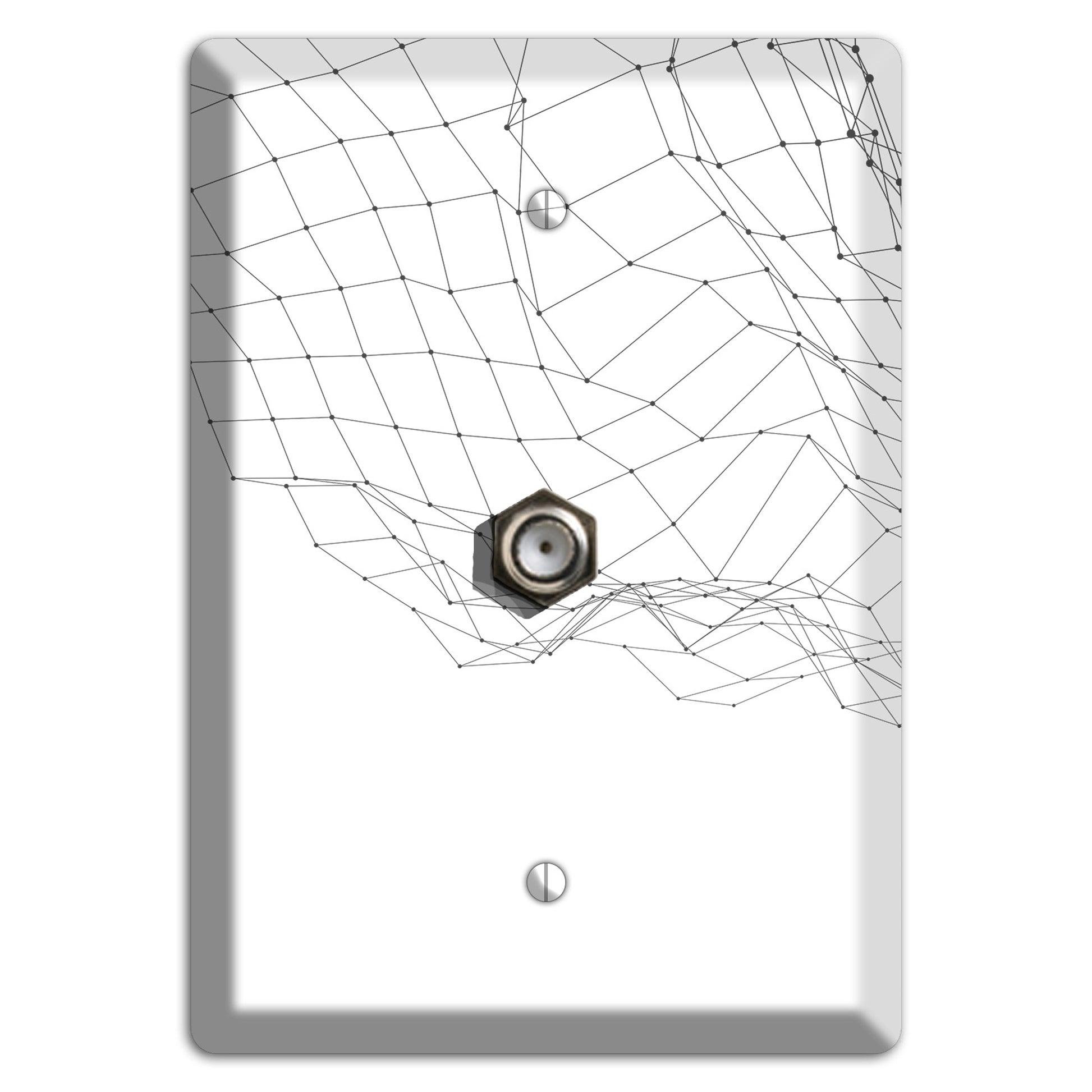 Linear I Cable Wallplate