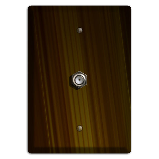 Brown Ray of Light Cable Wallplate