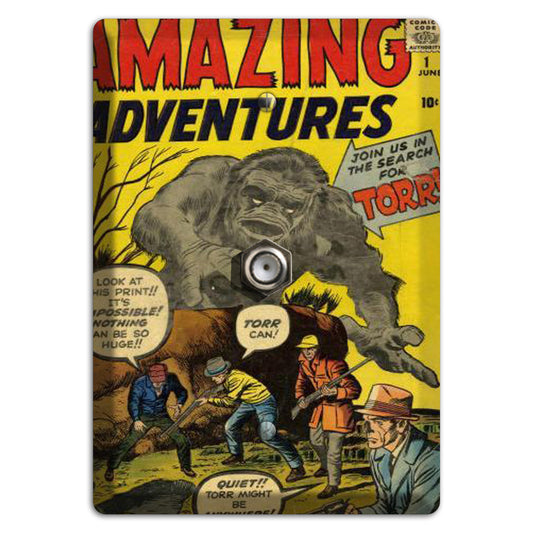 Amazing Adventures Vintage Comics Cable Wallplate