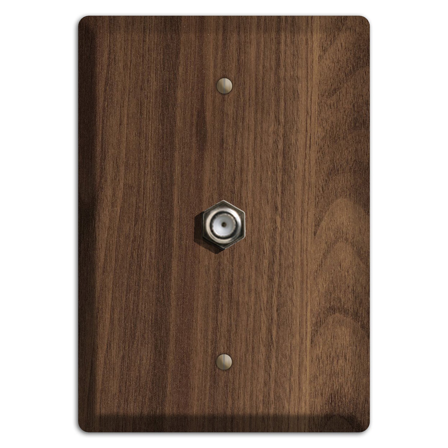 Walnut Wood Cable Hardware with Plate