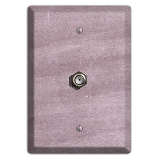 Chalk Light Maroon Cable Wallplate
