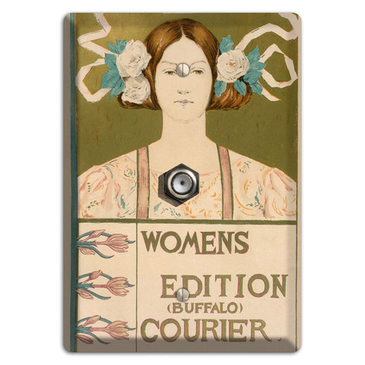 Women's Edition Courier Cable Wallplate