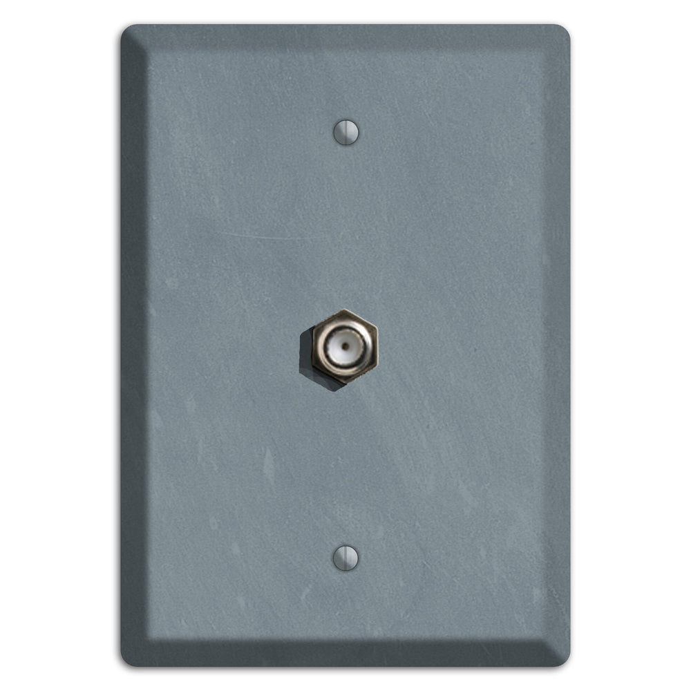 Chalk Slate Cable Wallplate