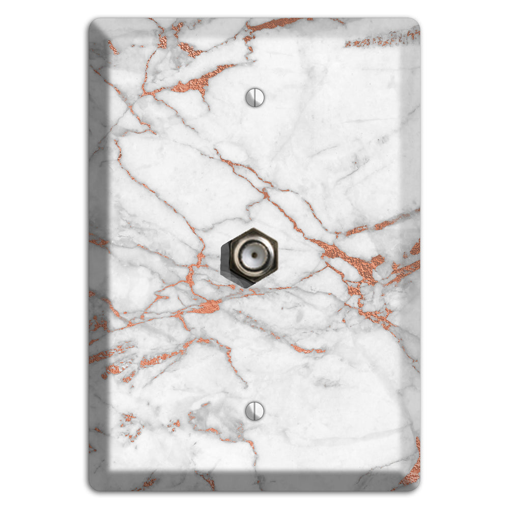Copperfield Copper Cable Wallplate