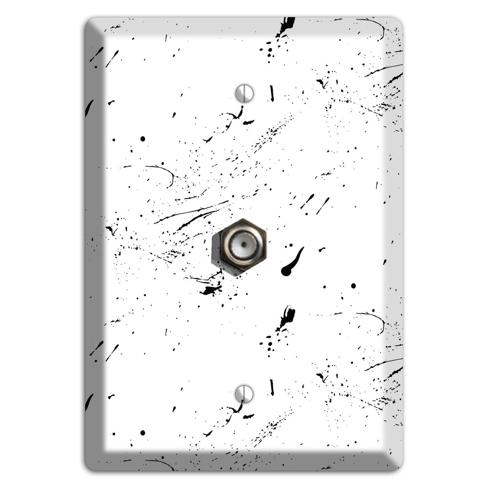 Ink Splash 1 Cable Wallplate