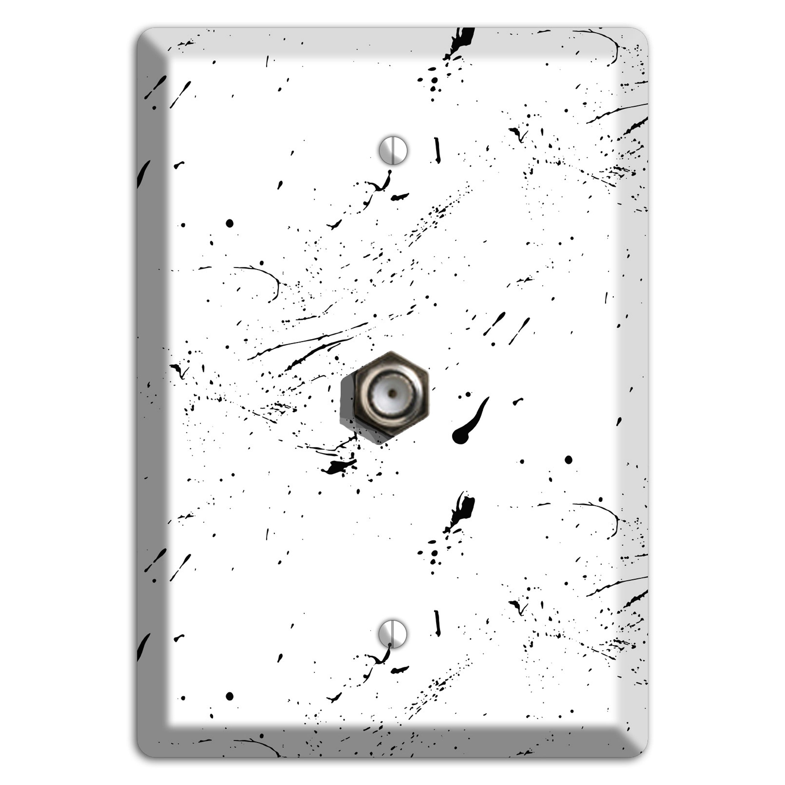 Ink Splash 1 Cable Wallplate