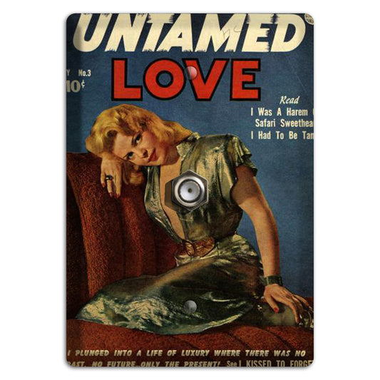 Untamed Love Vintage Comics Cable Wallplate