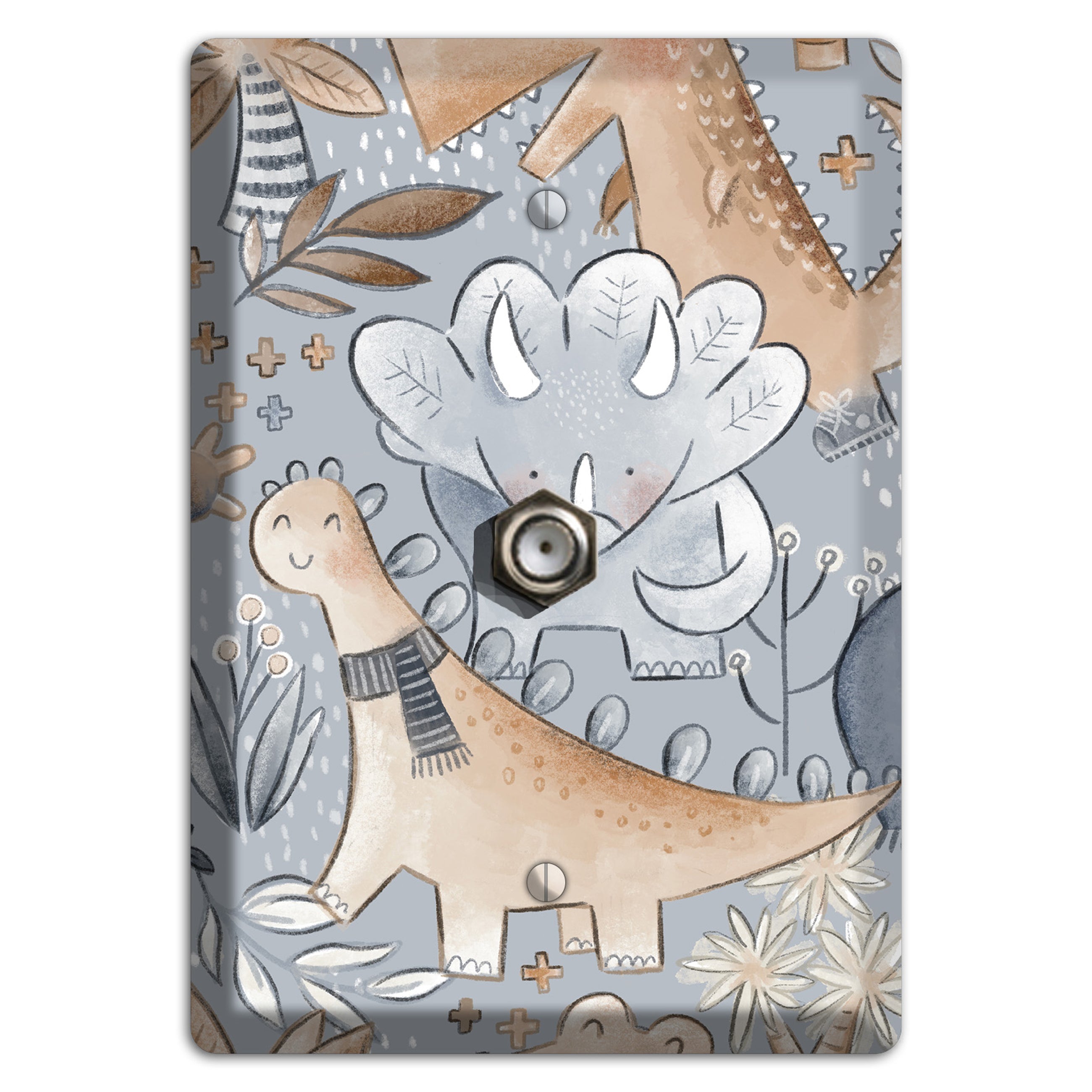 Dinosaur Friends Cable Wallplate