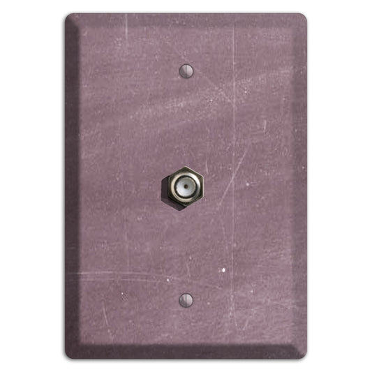 Chalk Maroon Cable Wallplate