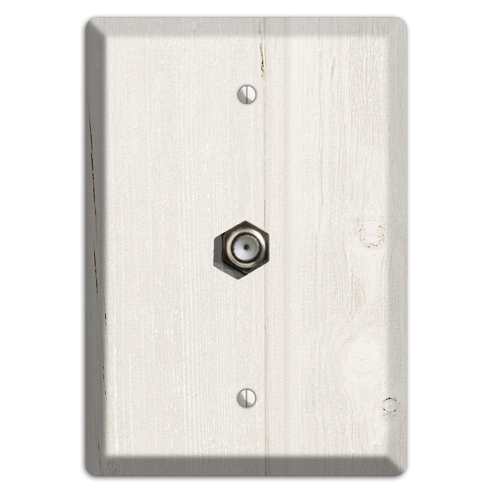 Spring Wood Antique Cable Wallplate
